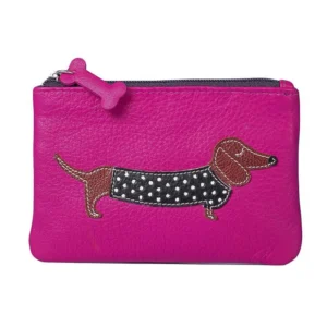 Best Friend Sausage Dog Coin Purse - Pink