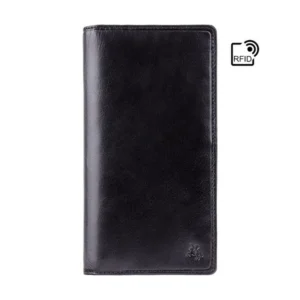 Carrara Black Fine Leather Wallet